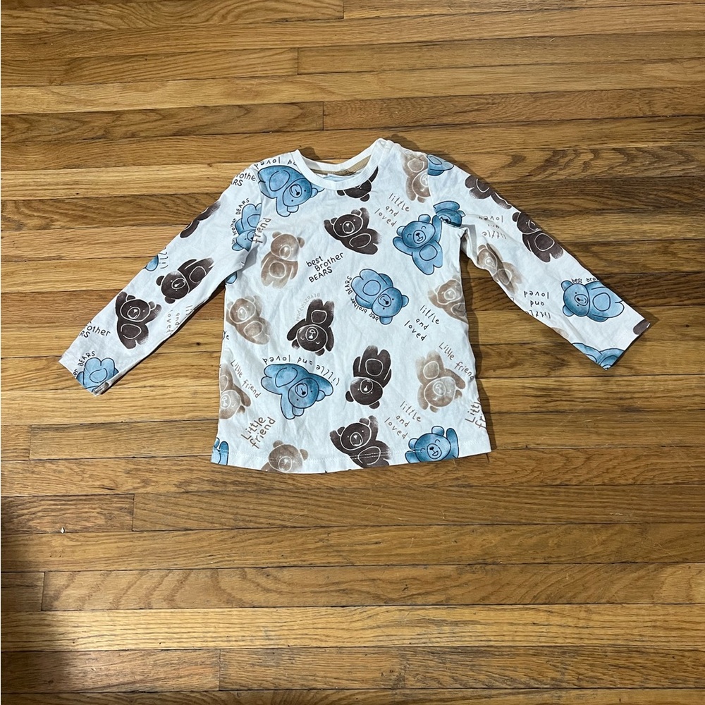 So Cute 18/24 Best Brother Bears Top NWOT